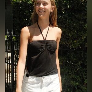 Brandy melville Amelia crop halter top